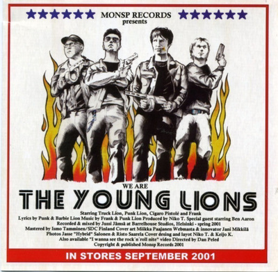 YOUNG LIONS: We Are The Young Lions – CD EP 2001 - Monsp 004