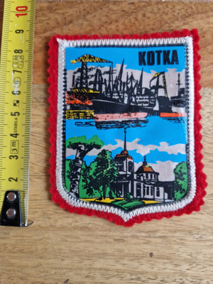 Kotka vintage kangasmerkki