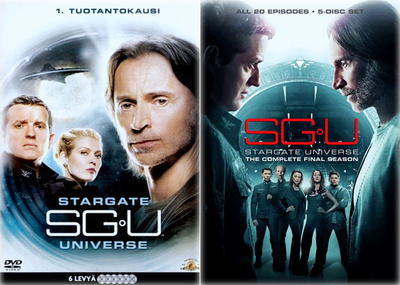 Stargate Universe: koko sarja 11xDVD Robert Carlyle suomitxt