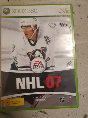 Xbox 360 nhl 07 peli