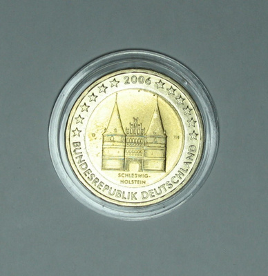 2006 Saksa 2€  Holstentor - Schleswig-Holstein rahapaja D
