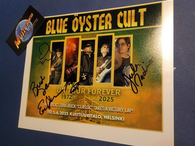 BLUE ÖYSTER CULT KUVA VIIDELLÄ NIMMARILLA