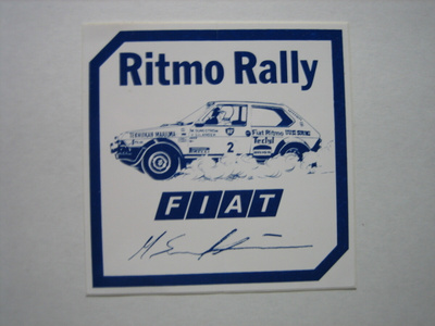 Fiat rallitarra 3: Fiat Ritmo Rally - Mikael Sundstöm
