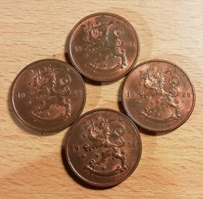 10 p 1921-1938 erä, 4 eril. hyvät!
