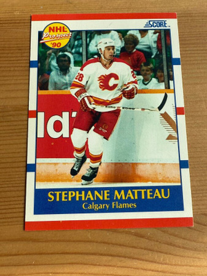 1990-91 Score #381 Stephane Matteau RC