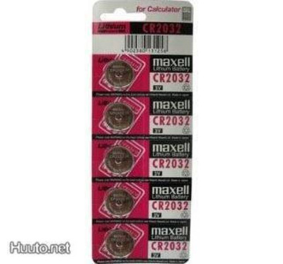 Lithium nappiparisto 3 V (Maxell, Sony, Panasonic ym.)