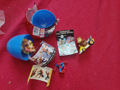 Spiderman ja Donkey kong pullback