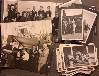 Valokuvia ihmisistä (ihmisryhmiä) vintage