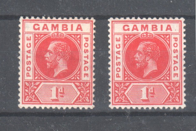 Gambia 1912 1p  Yrjöv