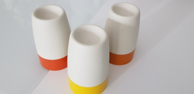 Vintage / retro Tupperware Munakupit kansilla - 3 kpl