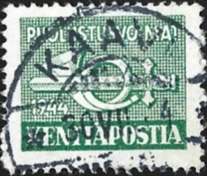 1944 KP 7 Pieni  Vihreä leimattu  LaPe KP 7
