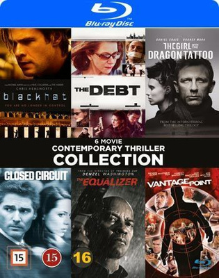 6 Movie Contemporary Thriller Collection  -   (6 Blu-ray)