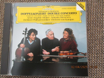 Johannes Brahm DOPPELKONZERT - DOUBLE CONCERTO (CD)
