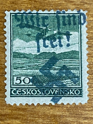 SAKSA REICH REICHENBERG SUDEETTIALUEET LENTOPOSTI Mi36**
