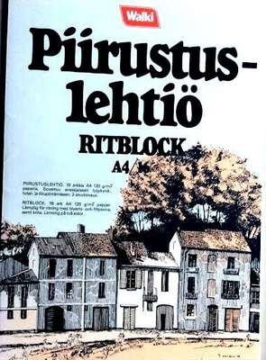 Piirustuslehtiö Walki A4