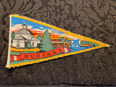 Kurikka vintage pieni matkailuviiri