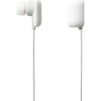 Elecom GUM in-ear Nappikuulokkeet, 4 korvatyynyä, valk. UUSI