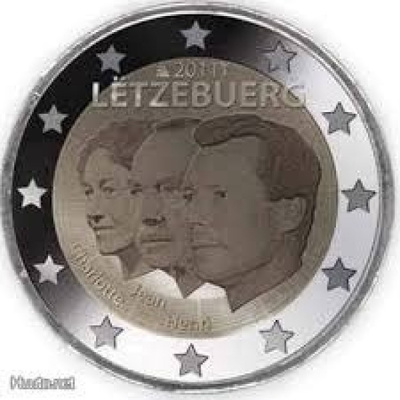 Luxemburg 2 euro 2011 juhlaraha Jean of Luxemburg UNC
