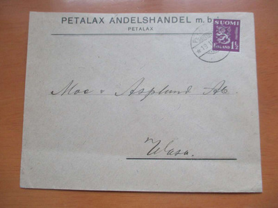 1931 Petalax liikekuori