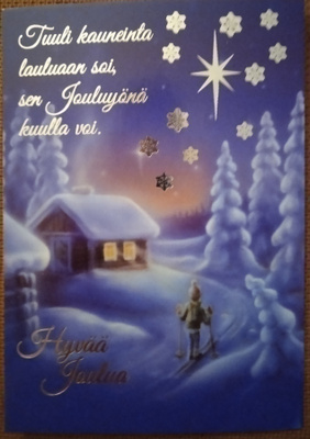 NO 8 – 2 –128  tuuli kauneinta lauluaan soi, sen Jouluyönä