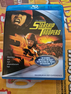 Starship Troopers blu-ray Suomijulkaisu