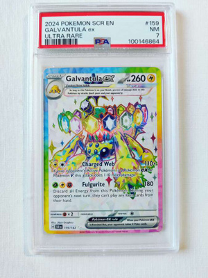 Galvantula EX Stellar Crown 159/142 PSA 7