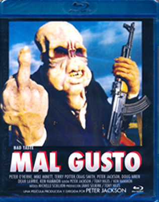 Bad Taste 1987 Peter Jackson kultti scifi splatter --Blu-ray