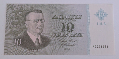 10 Markkaa 1963 Litt. A P2295185