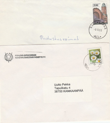 Postileima, KANKAANPÄÄ, 2 erilaista leimaa