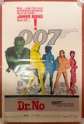 ELOKUVAJULISTE DR. NO / JAMES BOND / SEAN CONNERY