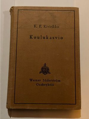 K.E. Kivirikko : Koulukasvio 1939