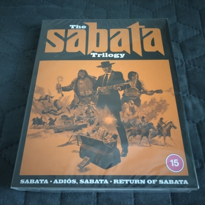 Sabata Trilogy slipcase Blu-ray **muoveissa**