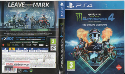 monster energy supercross 4 (69 234) k PS4 the official