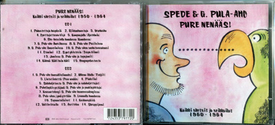 SPEDE & G. PULA-AHO . 2 CD-LEVYÄ . PURE NENÄÄS ! 1960 - 1964