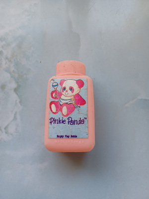 Pinkie Panda vanha purkki