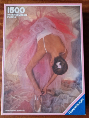 Balettitanssija  palapeli 1500 palaa.  Uusi 1991