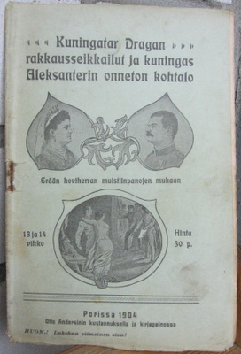 von Falk: Kuningatar Dragan rakkausseikkailut. Vihko 13/14.