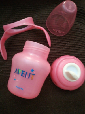 Avent tuttipullo pinkki