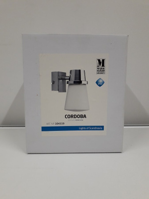 Seinävalaisin Cordoba 1lmp (chrome, MarkSlöjd, uusi)
