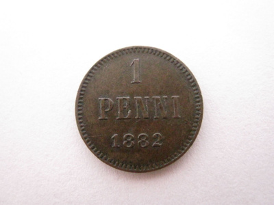 1 penni 1882