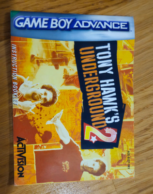 GBA: Tony Hawk's Underground 2 ohjekirja