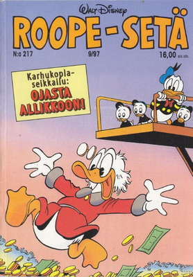 Roope-Setä N:o 217 (9/1997) Karhukopla: Ojasta allikkoon