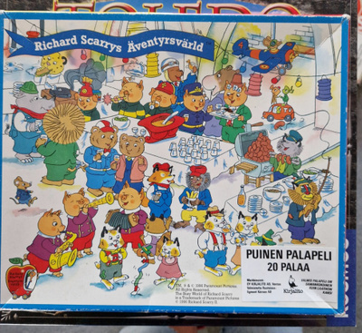 Richard Scarrys touhukas maailma palapeli.HIENO
