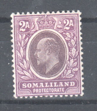Somaliland protectorate 1905 2A Edward VII
