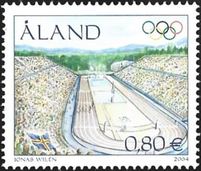 Åland 2004  Olympialaiset  0,80 €  ** LaPe 240