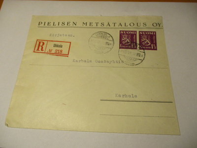 1930 Ukkola Pielisen Metsätalous Oy R kuori