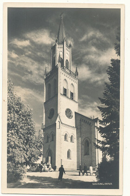 SAVONLINNA, KIRKKO - vanha kortti