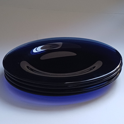 Siniset lautaset 4kpl, Arabia