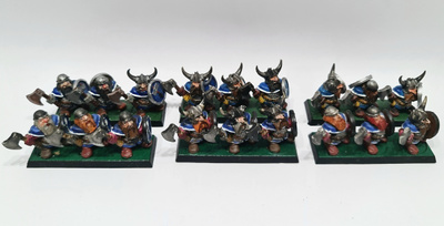 WHFB - 18kpl Dwarf figuureita 80-luvulta [F27]