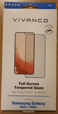 Vivanco Samsung Galaxy S23/S22 Näytönsuoja Panssarilasi